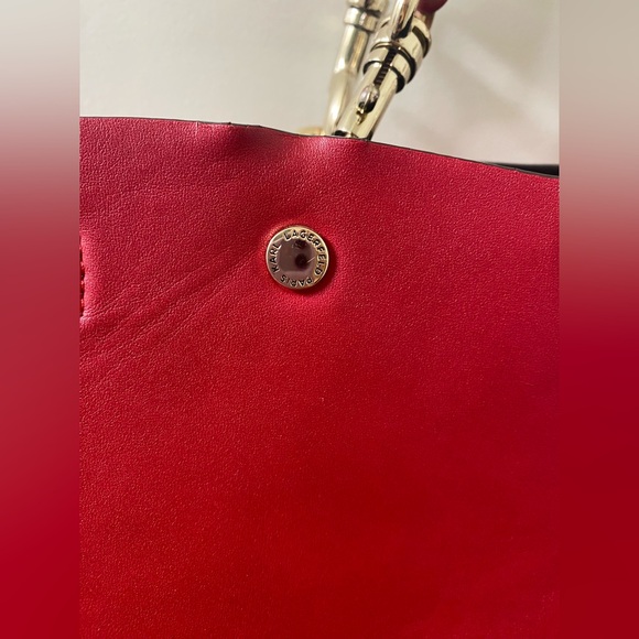 Karl Lagerfeld Paris Red Tote - Picture 5 of 14